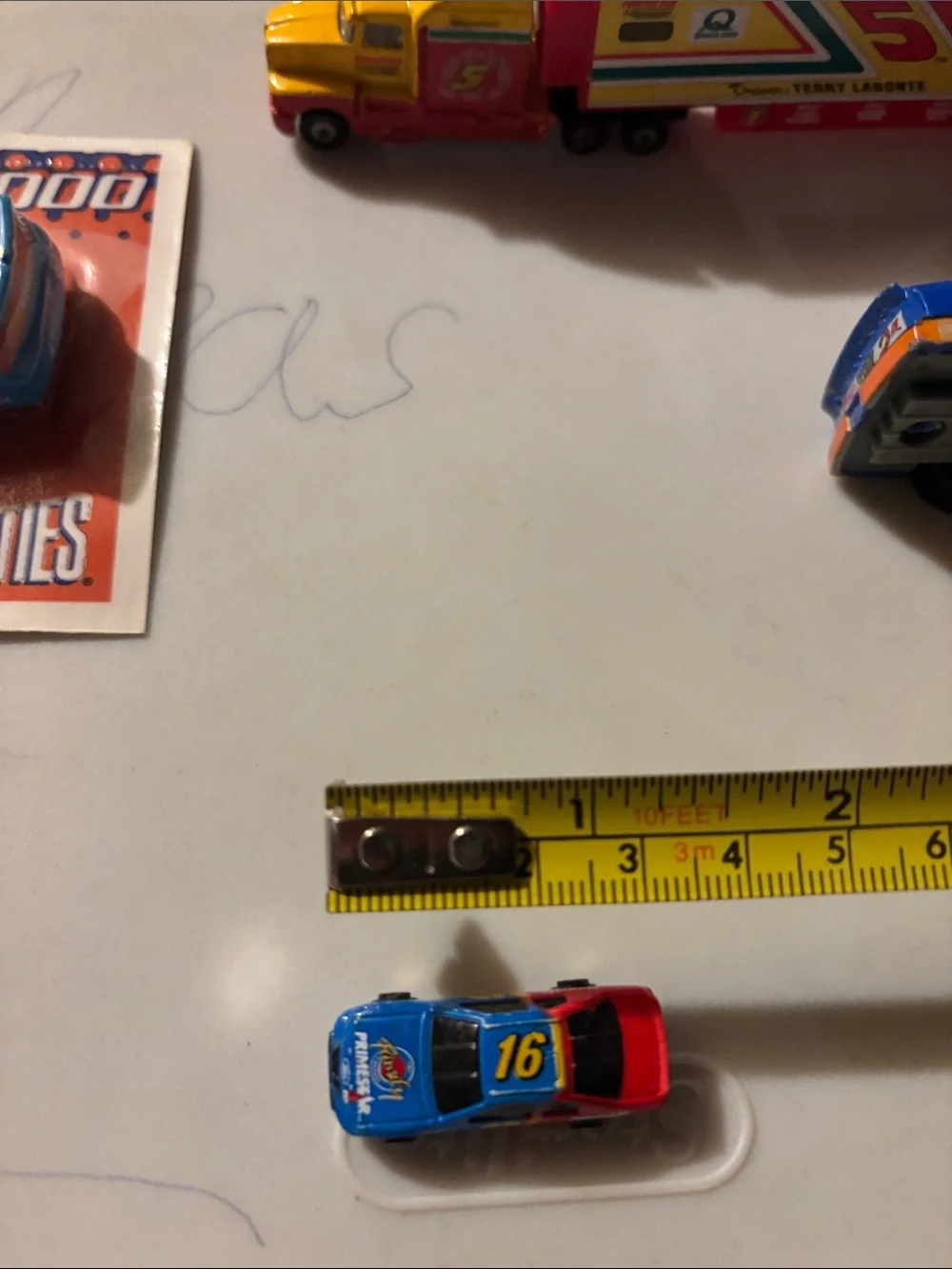 The King Richard Petty #43 Blue and Orange Die-Cast Toy Car +